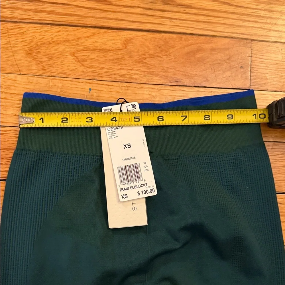 Adidas x Stella McCartny Dark Green Leggings NWT XS
